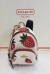 Coach Mini Keychain Backpack BagCharm With Original Box Packing