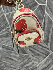 Coach Mini Keychain Backpack BagCharm With Original Box Packing