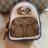 Coach Mini Keychain Backpack BagCharm With Original Box Packing