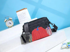 Louis Vuitton Trio LV X YL Pumpkin Print Messenger Bag For Mens Wid Dust Bag