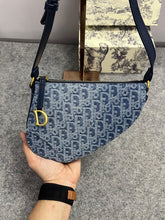 Christian Dior Saddle Rodeo Denim With OG Box & Dust Bag (8110 Denim)