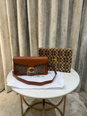 Coach Tabby 26 Shoulder Bag With OG Box & Dust Bag (Apricot-Brown-8716) Coach Tabby 26 Shoulder Bag With OG Box & Dust Bag (Apricot-Brown-8716)V
