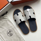 Hermes IZMIR Slides Original Packaging black grey