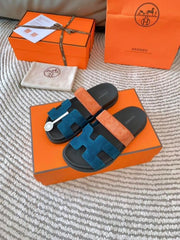 HERMES Calfskin Mens Chypre Sandals