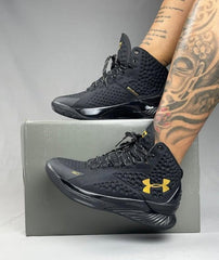 UNDER ARMOUR CURRY 1 GOLD BANNER BLACKOUT