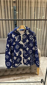 LOUIS VUITTON LOGO MONOGRAM PRINT PREMIUM BOMBER JACKET