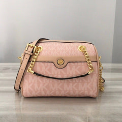 Michael Kors Blair Boston With OG Box & ust Bag (22312 Pink)