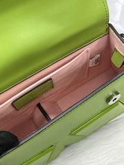 Karl Lagerfeld Green K Icon Premium Sling With Original Box Packing KA669 Green