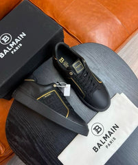 Balmain B Court Premium sneaker Black Gold