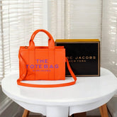 Marc Jacobs Medium The Tote Bag With OG Box & Dust Bag & Shoulder Strap (Orange - 460)