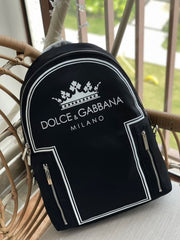 Dolce & Gabbana Unisex Backpack With Dust Bag (D084 Black)
