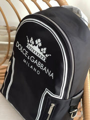 Dolce & Gabbana Unisex Backpack With Dust Bag (D084 Black)