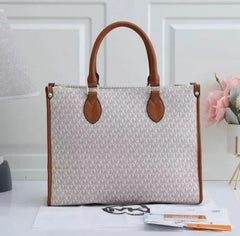 Michael Kors Handbag With Dust Bag And Sling (44572 Beige Brown)