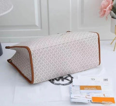 Michael Kors Handbag With Dust Bag And Sling (44572 Beige Brown)