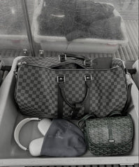 Louis Vuitton Keepall 55 Premium Leather Duffle With lock&Key DustCover