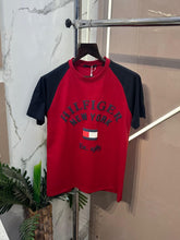 TOMMY HILFIGER IMPORTED HEAVY GSM FABRIC FRONT PRINTED VERY PREMIUM ROUND NECK TSHIRT