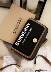 Burberry Horseferry Canvas Sling With Original Box