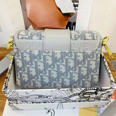 Christian Dior Montaigne Vanity Grey Bag With OG Box & Dust Bag (78832 Grey)