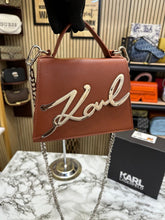 Karl Lagerfeld Ksignature Small Crossbody Bag With Dust Bag & OG Box (KA228 Brown)