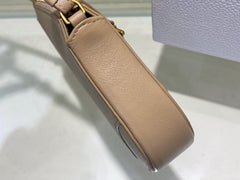 Christian Dior CD Saddle Rodeo Bag Pouch With OG Box & Dust Bag (379 Apricot)