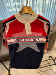 CHRITIAN DIOR LOGO PRINT PREMIUM SWEATER FOR WOMENS