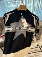 CHRITIAN DIOR LOGO PRINT PREMIUM SWEATER FOR WOMENS