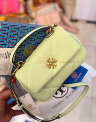 Tory Turch Kira Diamond Quilted Top Handle With OriginalBox