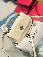 Tory Turch Kira Diamond Quilted Top Handle With OriginalBox