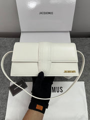 Jacquemus Leather LE Bambino Long Black With Sling Strap OG Box & Dust Bag (6828-1 White)
