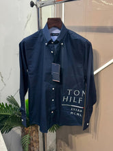 Tommy Hilfiger Navy Imported Cotton Fabric Full Sleeves Premium Shirt