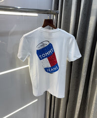 Tommy Hilfiger White Printed Premium T-Shirt