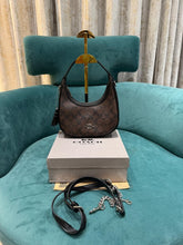 Coach Carmen Mini Crossbody In Signature Jacquard Coffee & Black With OG Box & Dust Bag (2750)
