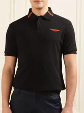 Hacket Aston Martin Black Premium Classic Polo T-Shirt