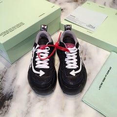 OFF WHITE Black ODSY 1000 sneakers Sculpted Rubber Sole UA