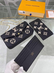 Louis Vuitton Felice Pochette Black White With OriginalBox