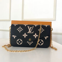 Louis Vuitton Felice Pochette Black White With OriginalBox