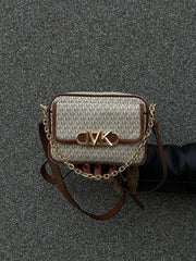 Michael Kors Parker camera Bag With OG Box & Dust Bag 100830 Beige