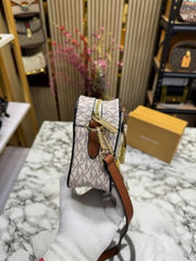 Michael Kors Jet Set Camera Crossbody With Sling With OG Box And Dust Bag (10399 Beige)