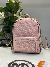 Michael Kors Double Zipper Backpack With Dust Bag (22M07-Pink)