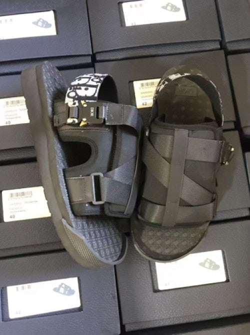 Dior Alpha Sandal Dior Oblique Beige Black – Lebrouges