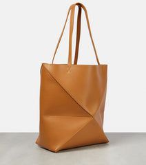 Loewe Limited Edition Puzzle Fold Tote Bag With OG Box & Dust Bag (Brown - 698)