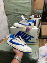 Travis Scott X Nik e Air Jordan 1 Low Fragment Heat Off White UA QUALITY