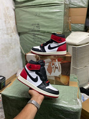 AIR JORDAN 1 RETRO HIGH OG BLACK TOE REIMAGINED UA QUALITY