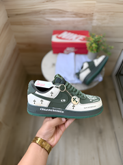 Airforce 1 low chrome heart green Semi ua As 2388