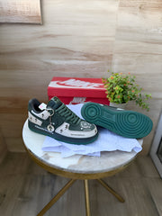 Airforce 1 low chrome heart green Semi ua As 2388