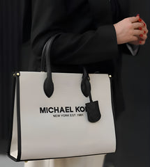 Michael Kors Handbag Mirella Tote Canvas With Dust Bag 223201 Black