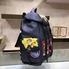 Gucci GG Supreme Donald Duck Premium Quality Backpack With Dust Bag G460029 Black