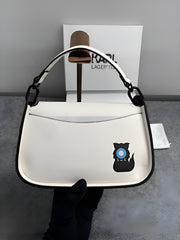 Karl Lagerfeld x Darcel Disappoints Print Crossbody Bag White With OG Box & Dust Bag (KB032 White)