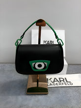 Karl Lagerfeld x Darcel Disappoints Print Crossbody Bag Black With OG Box & Dust Bag (KB032 BLACK)