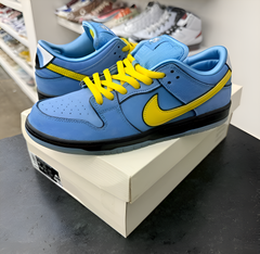powerpuff x sb dunk low bubbles blue